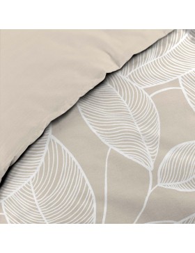 Conjunto de cama 100% algodão – capa de edredom e fronha – fecho discreto com botões de pressão – AMANDA – Certificado Oeko-TEX