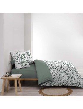 Conjunto de cama 100% algodão – capa de edredom e fronha – fecho discreto com botões de pressão – Maiwen – Certificado Oeko-TEX