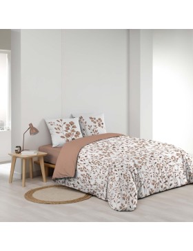 Conjunto de cama 100% algodão – capa de edredom e fronha – fecho discreto com botões de pressão – Maiwen – Certificado Oeko-TEX