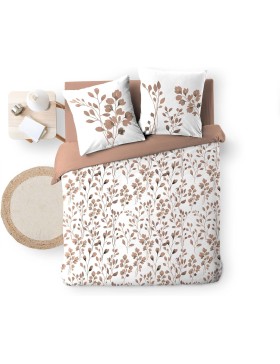 Conjunto de cama 100% algodão – capa de edredom e fronha – fecho discreto com botões de pressão – Maiwen – Certificado Oeko-TEX