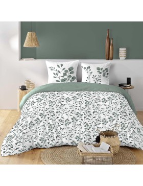 Conjunto de cama 100% algodão – capa de edredom e fronha – fecho discreto com botões de pressão – Maiwen – Certificado Oeko-TEX