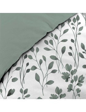 Conjunto de cama 100% algodão – capa de edredom e fronha – fecho discreto com botões de pressão – Maiwen – Certificado Oeko-TEX