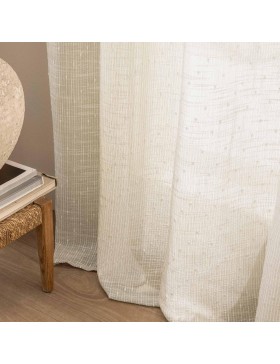 copy of Voilage à Œillets Voile Tissé – Rideau Léger Semi-Transparent en Polyester