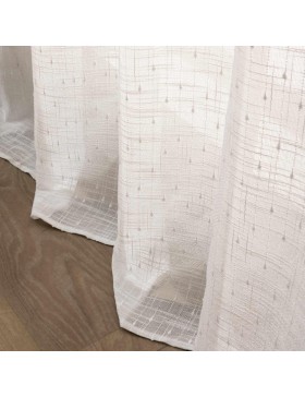 copy of Voilage à Œillets Voile Tissé – Rideau Léger Semi-Transparent en Polyester