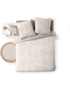 copy of Parure de Lit 100% Coton – Housse de Couette et Taie d’Oreiller – Fermeture Pressions Discrètes – Certifiée Oeko-TEX