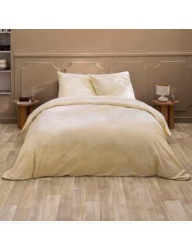 Conjunto de cama 100% algodão – capa de edredom e fronha – fecho discreto com botões de pressão – ARIANE – Certificado Oeko-TEX