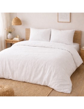 Jogo de roupa de cama em gaze de algodão 240x260cm