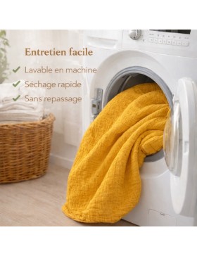 Katoenen gaas bedset 240x260cm