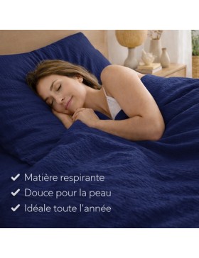 Parure de lit en Gaze de Coton 240x260cm