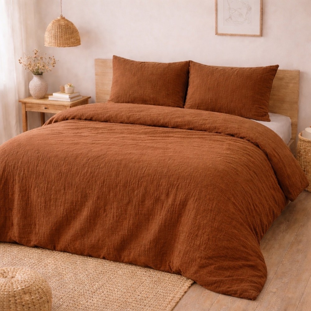 Juego de cama de gasa de algodón 240x260cm