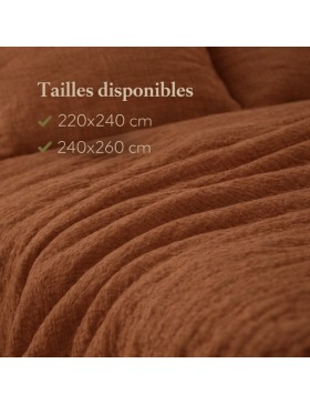 Jogo de roupa de cama em gaze de algodão 240x260cm