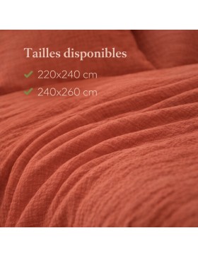 Katoenen gaas bedset 240x260cm