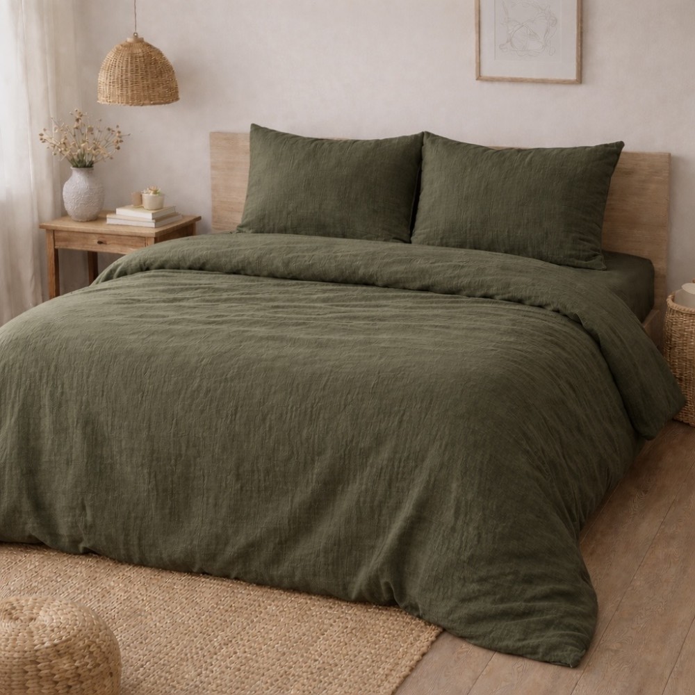 Parure de lit en Gaze de Coton 240x260cm