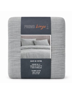 Parure de lit en Gaze de Coton 240x260cm