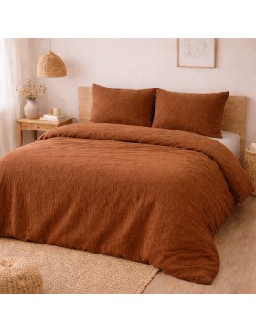 Jogo de roupa de cama em gaze de algodão, 240 x 220 cm