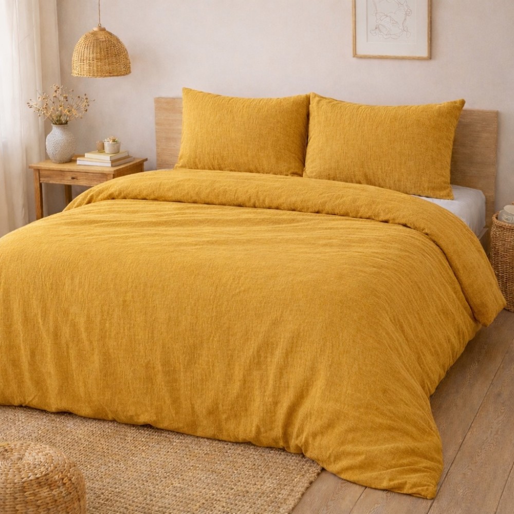 Parure de Lit en Gaze de Coton 240 x 220 cm