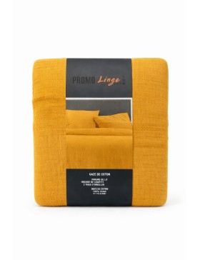 Completo letto in garza di cotone 240 x 220 cm