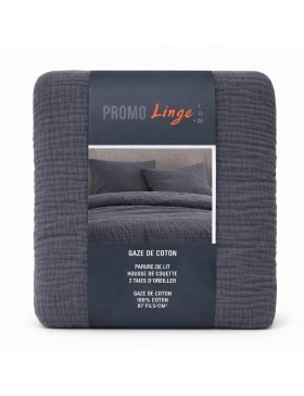 Juego de cama de gasa de algodón 240 x 220 cm