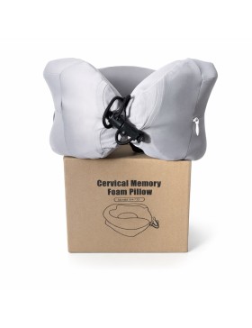 Oreiller de Voyage Mémoire de Forme – Coussin Cervical en U – Idéal Déplacements