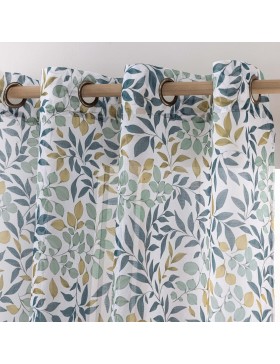 copy of Cortina com ilhós e efeito linho, 92% poliéster – Ilona – Estilo Natural – Certificação Oeko-TEX