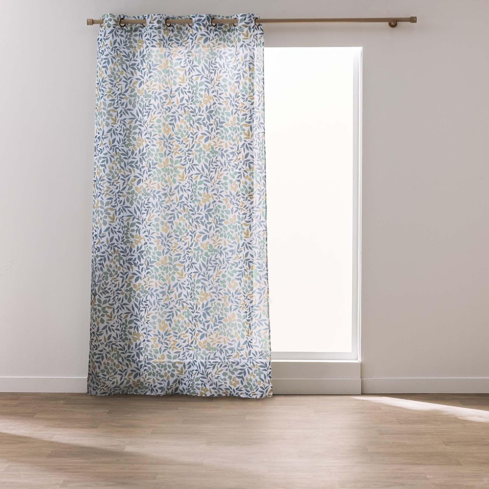 Rideau à Œillets 100% Polyester – Ilona – Voile Sablé Imprimé – Certifié Oeko-TEX
