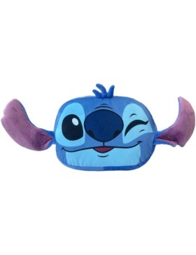 Disney Lilo & Stitch 3D-kussen van zachte microvezel – Pluche decoratief kussen in de vorm van een engel of Stitch