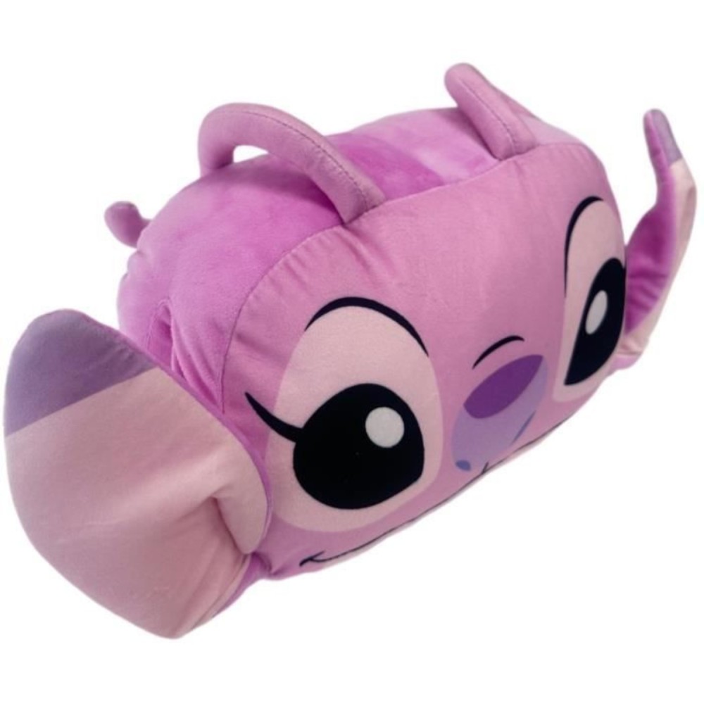 Disney Lilo & Stitch 3D-kussen van zachte microvezel – Pluche decoratief kussen in de vorm van een engel of Stitch