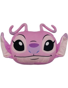 Disney Lilo & Stitch 3D-kussen van zachte microvezel – Pluche decoratief kussen in de vorm van een engel of Stitch