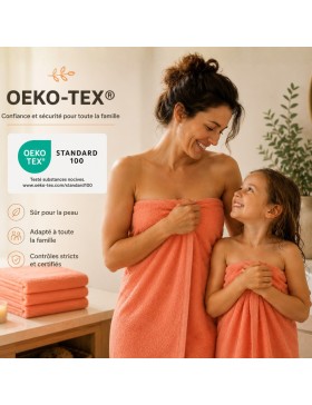 Badhanddoeken van 100% katoen 500 g/m² – Set van zachte, absorberende en duurzame handdoeken