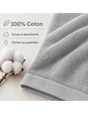 Badhanddoeken van 100% katoen 500 g/m² – Set van zachte, absorberende en duurzame handdoeken