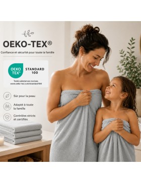 Badhanddoeken van 100% katoen 500 g/m² – Set van zachte, absorberende en duurzame handdoeken