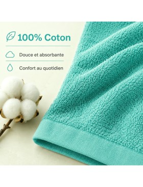Badhanddoeken van 100% katoen 500 g/m² – Set van zachte, absorberende en duurzame handdoeken