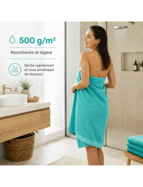 Badhanddoeken van 100% katoen 500 g/m² – Set van zachte, absorberende en duurzame handdoeken