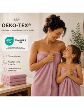Badhanddoeken van 100% katoen 500 g/m² – Set van zachte, absorberende en duurzame handdoeken