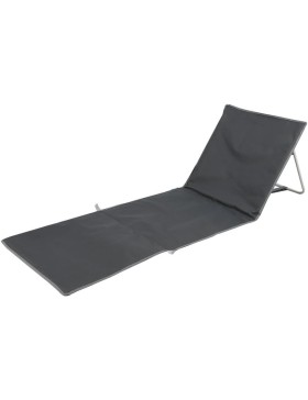 Opvouwbaar strandmatras met verstelbare rugleuning – Draagbaar, gewatteerd ligbed