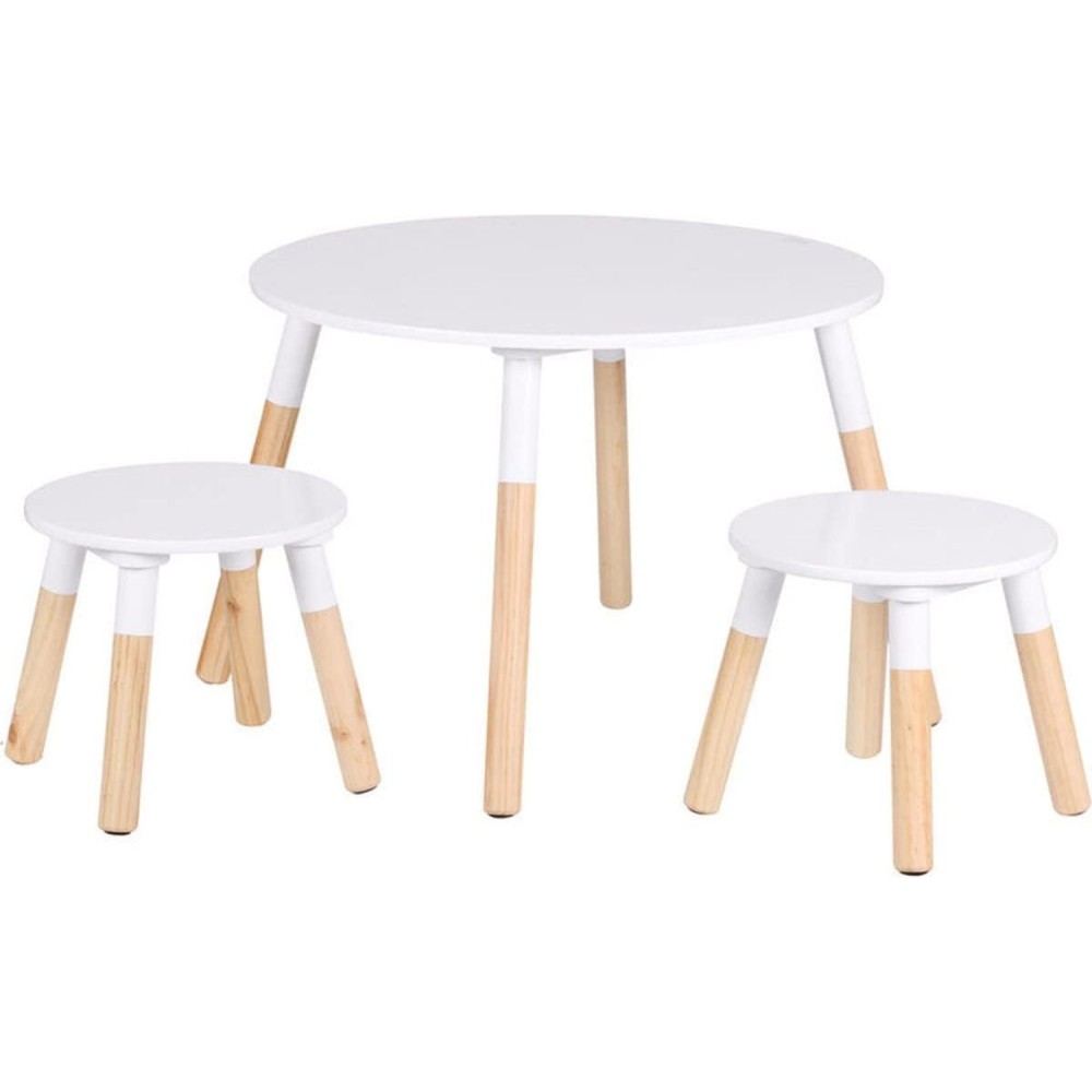 Kindertafel met 2 krukjes – Kindertafel- en stoelenset
