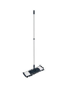 Chenille microvezelbezem met telescopische steel – Wasbare stofbezem voor parket-, tegel- en laminaatvloeren