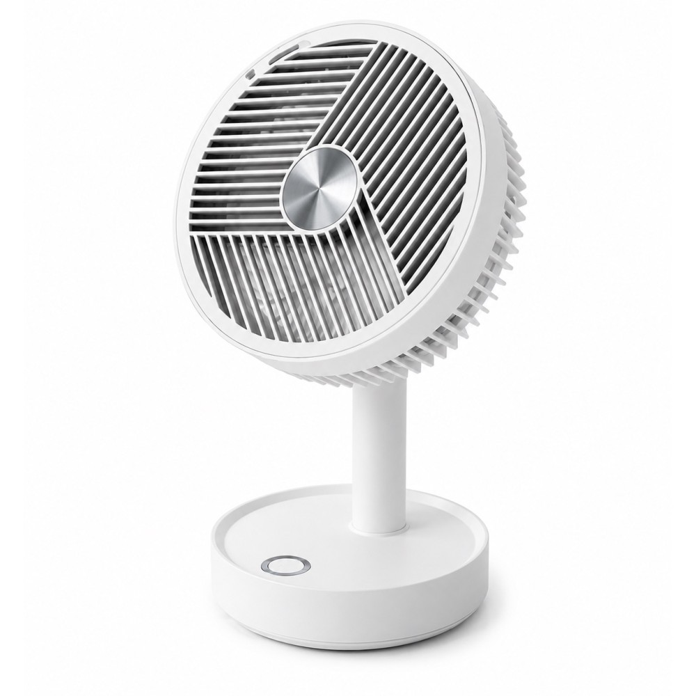 Ventilateur de Table Électrique Oscillant et Réglable – Ventilateur Compact avec Alimentation USB
