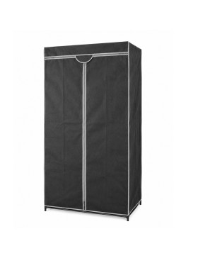 Kledingkast met beschermhoes – Opbergkast van staal en non-woven stof, draagbare kleedkamer met ritssluiting