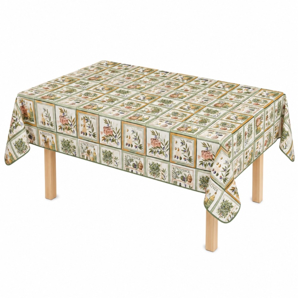 copy of Nappe Jacquard Motif Littoral Méditerranéen – 60% Coton 40% Polyester – Motif Tissé