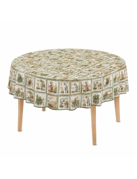 copy of Nappe Jacquard Motif Littoral Méditerranéen – 60% Coton 40% Polyester – Motif Tissé