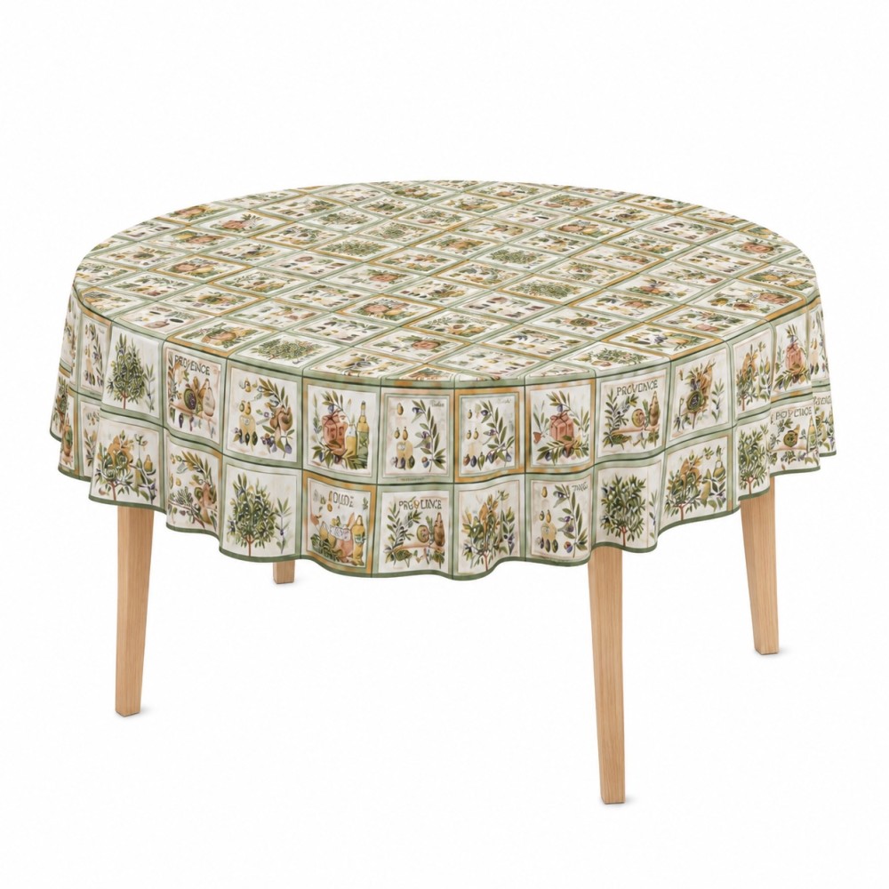copy of Nappe Jacquard Motif Littoral Méditerranéen – 60% Coton 40% Polyester – Motif Tissé