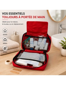 Trousse de Secours Maison Voiture Voyage Camping