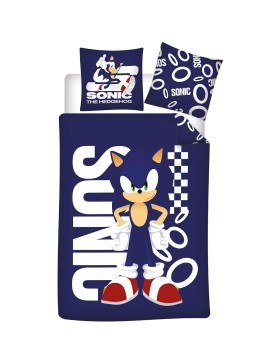 copy of Sonic Bettwäsche-Set – Let's Go – Bettbezug 140 x 200 cm + Kissenbezug 65 x 65 cm