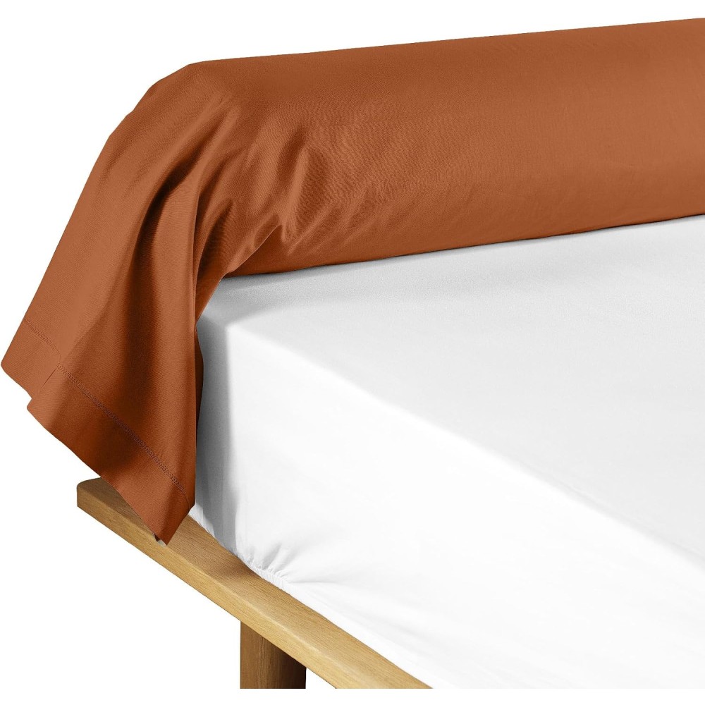 Promo Linge - Taie de Traversin 85x185 cm Lina – 100% Coton - Certifié Oeko-TEX r