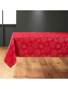 copy of Promo Leinen Weihnachtstischdecke Rechteckig Fleckenabweisend - Sternbild
