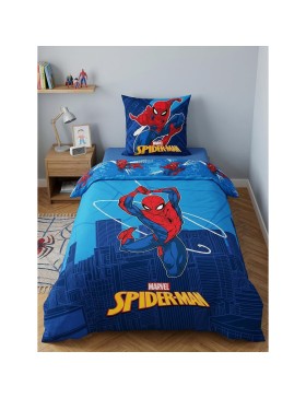 copy of Spider-Man omkeerbaar beddengoedset - dekbedovertrek 140x200 cm + kussensloop 65x65 cm