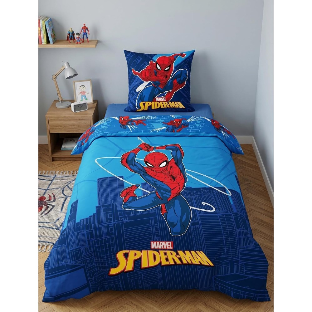 copy of Spider-Man omkeerbaar beddengoedset - dekbedovertrek 140x200 cm + kussensloop 65x65 cm