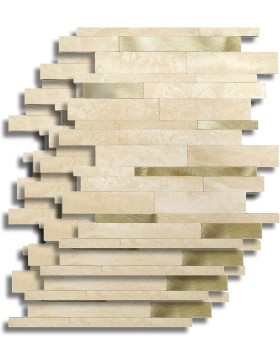 copy of Crédence adhésive 3D Travertin cuivre – 4 panneaux 25 x 25 cm, épaisseur 4 mm – douceur d’intérieur
