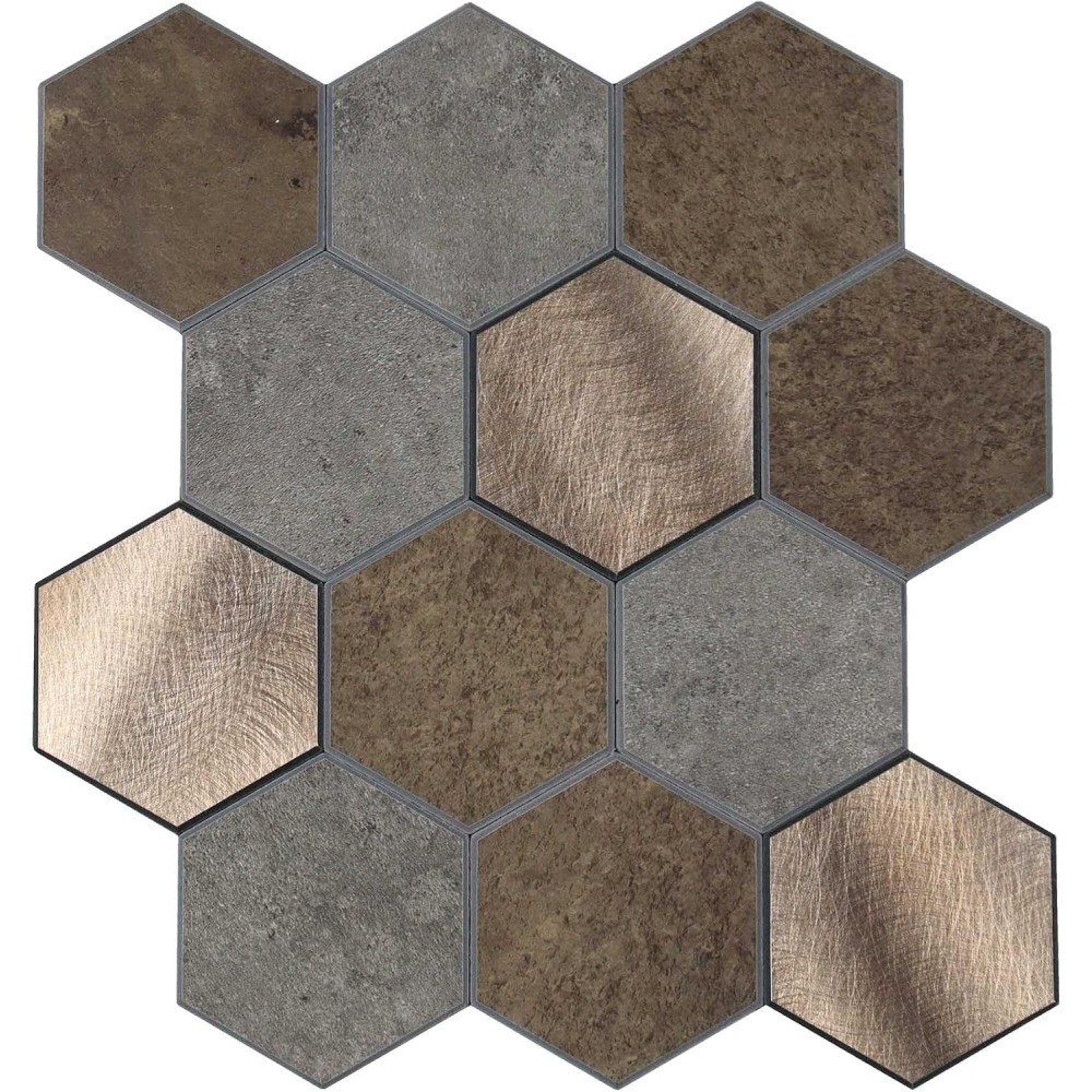 copy of Crédence adhésive 3D Travertin cuivre – 4 panneaux 25 x 25 cm, épaisseur 4 mm – douceur d’intérieur